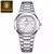 Imagem do Poedagar Gold elegante relógio de pulso masculino à prova dwaterproof água calendário luminoso relógio quadrado aço inoxidável quartzo relógios masculinos