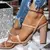 Salto Gold plus size 43 propostas femininas mulher cor sólida sapatos de salto alto salto grosso dedo do pé aberto. na internet