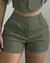Conjunto Gold de duas peças roupa feminina 2025 abotoado com decote em v sem mangas colheita colete topo & bolso casual shorts diários conjunto - MK GOLD