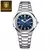 Poedagar Gold elegante relógio de pulso masculino à prova dwaterproof água calendário luminoso relógio quadrado aço inoxidável quartzo relógios masculinos - MK GOLD