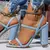 Salto Gold plus size 43 propostas femininas mulher cor sólida sapatos de salto alto salto grosso dedo do pé aberto. - comprar online