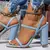 Salto Gold plus size 43 propostas femininas mulher cor sólida sapatos de salto alto salto grosso dedo do pé aberto. - loja online