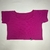 Cropped pink com manguinha