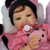 Bebê Reborn Realista Shyann Original – Boneca 50cm de Vinil com Corpo articulado e Olhos Fixos