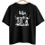 Camiseta oversized unissex com estampa engraçada snoopy the beagles cantando
