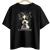 Camiseta Oversized Cachorro Engraçada "Composição: 10% Algodão 90% Pelo de Cachorro"