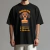 Camiseta preta com estampa de cachorro da raça Dachshund segurando um cachorro-quente, com texto engraçado sobre salsicha, maionese, catchup e mostarda