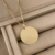 Colar Personalizado Medalha M (2cm) - comprar online