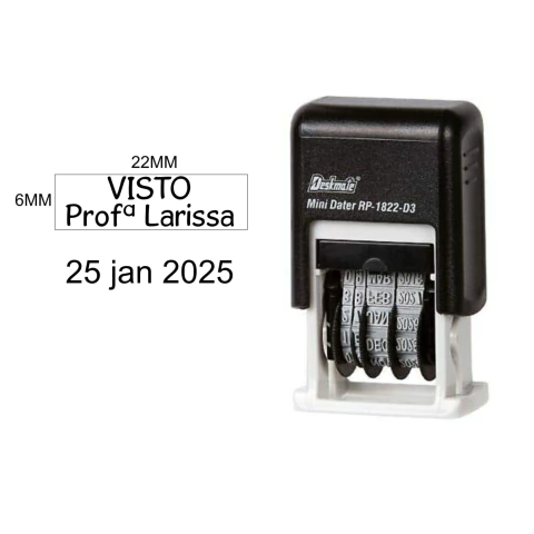 Carimbo Datador - Deskmate RP-1822D
