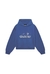 Snakeskin Print Hoodie Blue