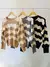 Sweater rayado calado (9080)