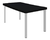 Mesa Rectangular Garden Life F427001 Tokio 140 X 78 Negra