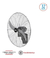 Ventilador De Pared Liliana Vwi32 32 Industrial