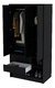 Ropero Centro Estant Libe30bl 3 Puertas / 2 Cajones, Negro - comprar online