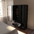 Ropero Centro Estant Libe30bl 3 Puertas / 2 Cajones, Negro - Alayian