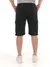 Bermuda Cargo Masculina Sarja Preta Com Bolsos Modelo Premium