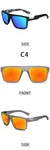 2025 polarizado uv400 óculos de sol masculino dazzle cor driver clássico retro - Marimbondo