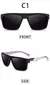2025 polarizado uv400 óculos de sol masculino dazzle cor driver clássico retro - Marimbondo