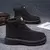 Retro casual botas de cano alto para homens inverno grosso botas de tor na internet