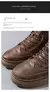 Botas masculinas de inverno sapatos de couro de alta qualidade, super confortável e durável. - Marimbondo