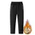 Calça masculina com revestimento interno de pelúcia - loja online