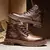 Imagem do Botas masculinas de inverno na moda sapatos masculinos