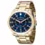 Relógio Mondaine Masculino Dourado Fundo Azul 99138GPMVDE2 - Marimbondo
