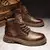 Botas masculinas de inverno na moda sapatos masculinos - Marimbondo