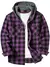 Camisa xadrez com capuz de rua masculina, slim fit, manga comprida, casal, viage - comprar online