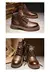 Botas masculinas de inverno na moda sapatos masculinos - comprar online