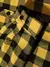 Camisa xadrez com capuz de rua masculina, slim fit, manga comprida, casal, viage na internet