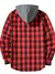 Camisa xadrez com capuz de rua masculina, slim fit, manga comprida, casal, viage