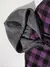Camisa xadrez com capuz de rua masculina, slim fit, manga comprida, casal, viage - Marimbondo