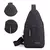 Bolsa Tiracolo Mini Masculina Pochete Transversal Ombro Peitoral Costas - Marimbondo