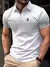 Polo de golfe masculino de negócios manga curta camisa polo ao ar livre casual - comprar online