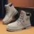 Retro casual botas de cano alto para homens inverno grosso botas de tor