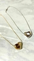 Cadena plateada corazon - comprar online