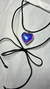 Choker corbatero tornasol