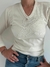 RENATA - Remera Morley cuello en V