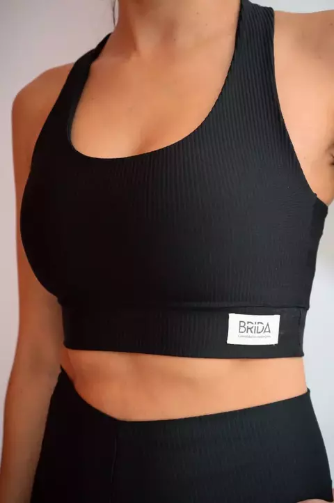 TOP KALA MORLEY - NEGRO - comprar online