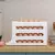 Suporte de ovos amobox para geladeira, organizador de ovos de geladeira com rola na internet