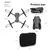 Imagem do Mini Quadricóptero RC Dobrável E99 K3 Pro - Drone Aéreo de Câmera Dupla