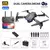 Mini Quadricóptero RC Dobrável E99 K3 Pro - Drone Aéreo de Câmera Dupla - OfertaShoppy