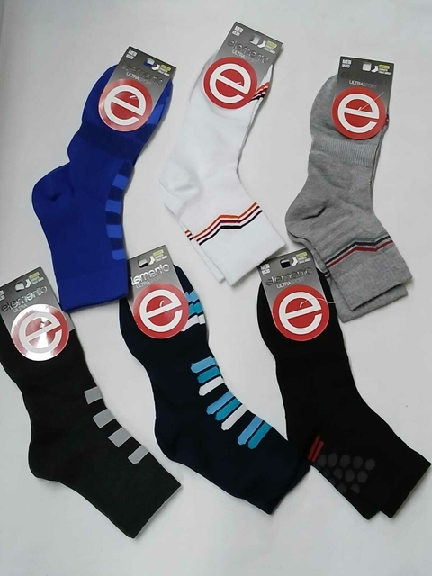 Medias elemento soquete alto deportivo ultrafit Art 953D - x12 - comprar online