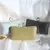 Bolsa Clutch Retangular com Fecho de Anel Cravejado de Strass – Dourado, Prate