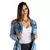 Imagem do Jaqueta jeans parka feminina p ao gg