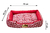 Cama Retangular para Cachorro ou Gato Luppet Luxo Vermelho Joaninhas