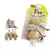 3 pçs nova simulação de pelúcia mouse gato brinquedo mordida resistência