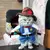 Roupa cowboy para gato