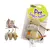 3 pçs nova simulação de pelúcia mouse gato brinquedo mordida resistência - Petnessence